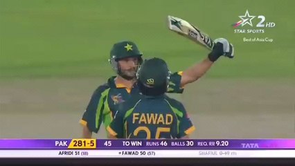 Shahid Afridi 59(25) vs Bangladesh Asia Cup 2014 Final