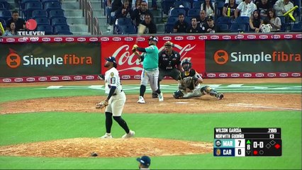 Wilson García igualó su tope de HR
