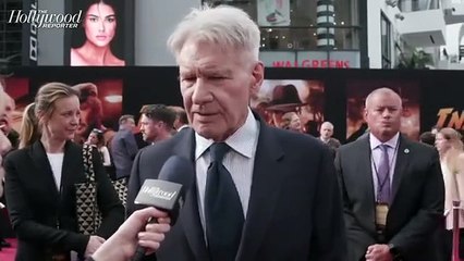 Harrison Ford Says He's "Grateful" for Indiana Jones: "I'm a Lucky Guy" | Indiana Jones and the Dial of Destiny Red Carpet 2023