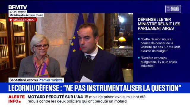 L'augmentation des crédits militaires va s'imposer dans la campagne présidentielle , estime Sébastien Lecornu