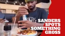 Shedeur Sanders refuses to use restaurant silverware on game day