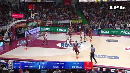 Olivier Nkamhoua Highlights 15 Pts, 2 Blk vs Reyer Venezia