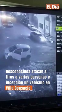 Desconocidos atacan a tiros a varias personas e incendian un vehículo en Villa Consuelo