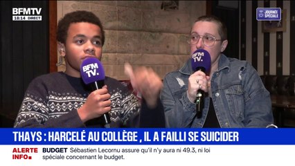 “Un des élèves m'a étranglé”: harcelé, Thays Pruvot a failli mettre fin à ses jours