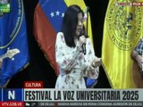 Jóvenes de Caracas demuestran su talento en la 28º edición del Festival de la Voz Universitaria 2025