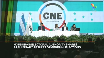 FTS 12:30 01-12: Honduras: electoral authority shares preliminary results of general elections