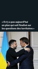 Guerre en Ukraine : « il n’y a pas aujourd’hui un plan qui soit finalisé sur les questions des territoires »
