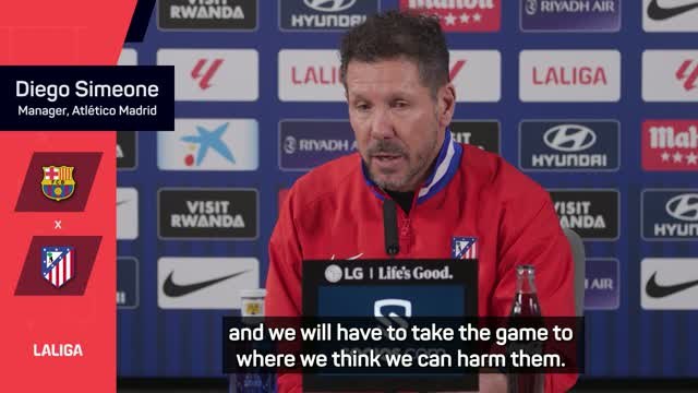Atletico must find a way 'to harm' Barcelona - Simeone