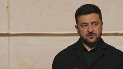 Zelenski: "Rusia debe poner fin a la guerra, una guerra que ha empezado"