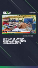 Jornada de limpieza general en el Antiguo Mercado Abasto