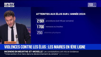 LE RADAR BFM - 2.501 atteintes aux élus sur l’année 2024