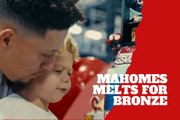 Patrick Mahomes melts seeing Bronze enjoy his birthday