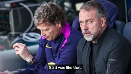 Flick explains reasons for tearful touchline moment