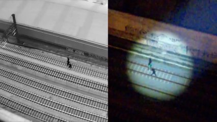 Los drones que ahuyentan a los grafiteros en trenes de Barcelona