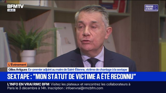 Gilles Artigues, victime de chantage à la sextape, explique que la condamnation du maire de Saint-Étienne est un “soulagement”