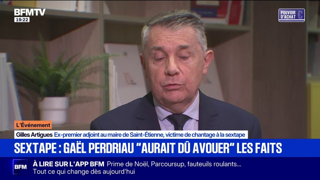 Chantage à la sextape à Saint-Étienne: “J’avais honte”, témoigne Gilles Artigues (MoDem)