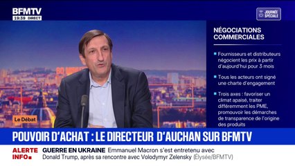 Négociations commerciales: “Pendant trois mois, beaucoup de choses vont se jouer”, explique Guillaume Darrasse, directeur général d'Auchan Retail