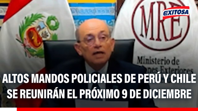Altos mandos policiales de Perú y Chile se reunirán el próximo 9 de diciembre: Coordinarán patrullajes conjuntos en la frontera