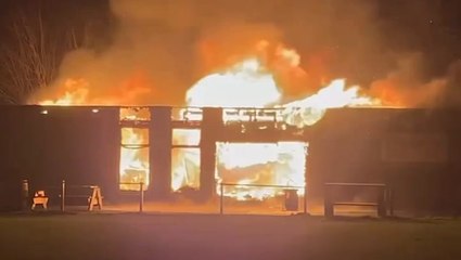 Iconic 120-year-old rugby venue burns to ground, destroying decades of memorabilia