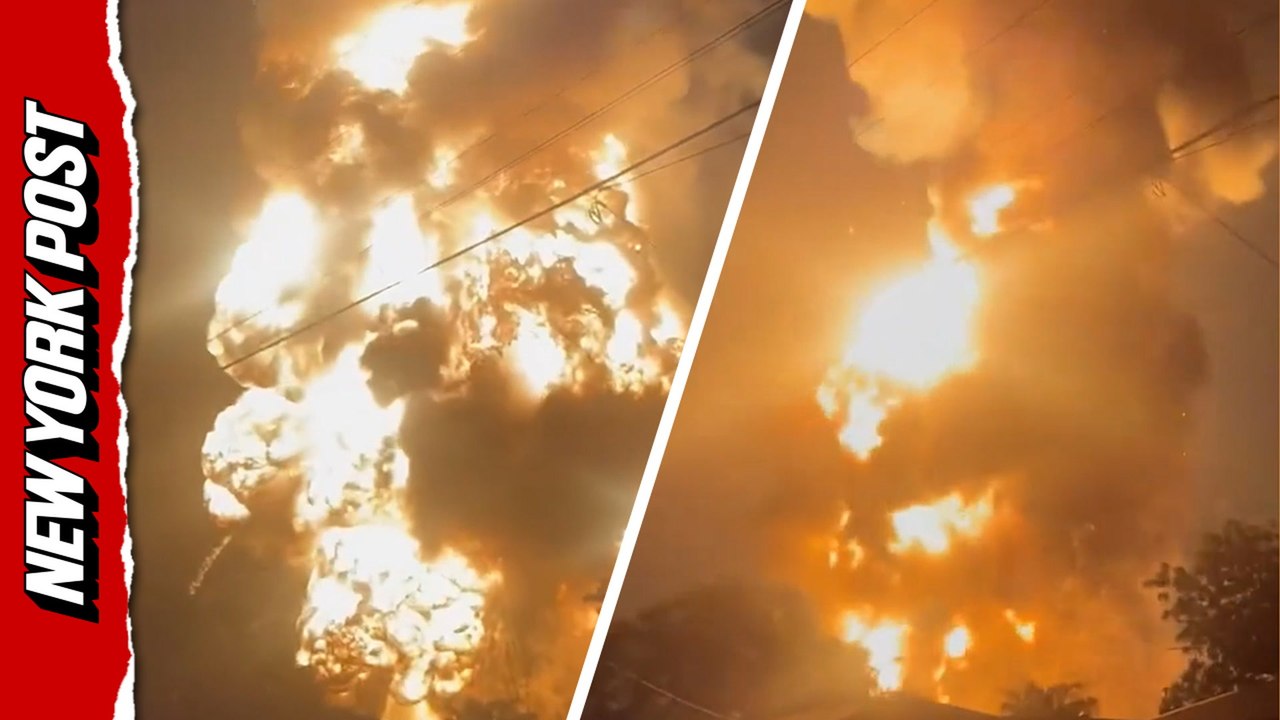 'Back up, back up!' massive fireball explodes at Sydney waste facility