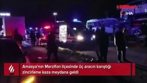 Amasya’da feci kaza! Zincirleme kazada çok sayıda yaralı var