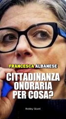 Robby Giusti - CITTADINANZA ONORARIA? Perché? Ogni dubbio  è lecito  (01.12.25)
