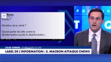 Jules Torres : «On devrait faire des labels pour les mensonges des politiques.»