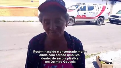 Catadora de recicláveis encontra corpo de bebê em sacola de lixo em Delmiro Gouveia