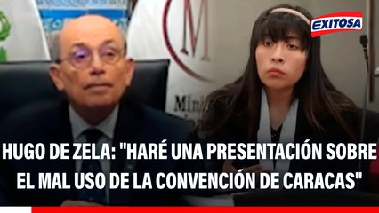 Caso Betssy Chávez: "Haré una presentación sobre el mal uso de la Convención de Caracas", indica el canciller
