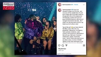 Eras Tour Dancer Kameron Saunders Says He Cried for Days After it Ended, Praises Taylor Swift | THR News Video