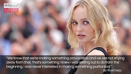Lily-Rose Depp Defends Controversial HBO Series 'The Idol' | THR News