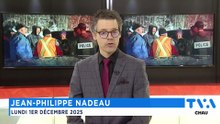 TVA Nouvelles CHAU 12h 1er décembre 2025