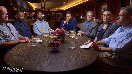 Anthony Mackie, Bowen Yang, John Goodman, Kelsey Grammer, Ricky Martin and Theo James at the THR Comedy Actor Roundtable | Off Script With The Hollywood Reporter