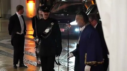 Keir Starmer arrives at Lord Mayor's Banquet
