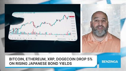Bitcoin, Ethereum, XRP, Dogecoin Drop 5% On Rising Japanese Bond Yields