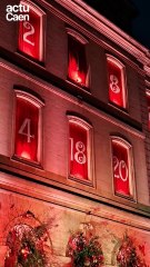 Calendrier géant de l’Avent à Caen : 1ere case ouverte !