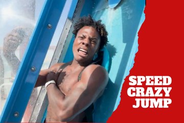 IShow Speed took a ride on the world´s tallest water slide