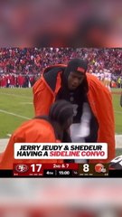 Shedeur Sanders, Jerry Jeudy get animated in sideline conversation during Browns’ loss