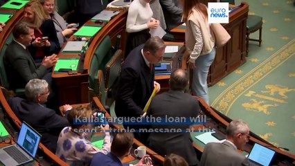 Reparations loan for Ukraine won't derail peace process, Kallas tells Belgian PM