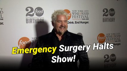 Guy Fieri Injured as Quad Muscle ‘Explodes’