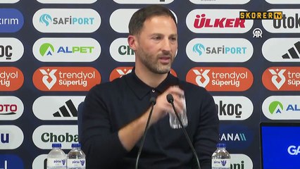 Fenerbahçe Teknik Direktörü Domenico Tedesco'nun açıklamaları