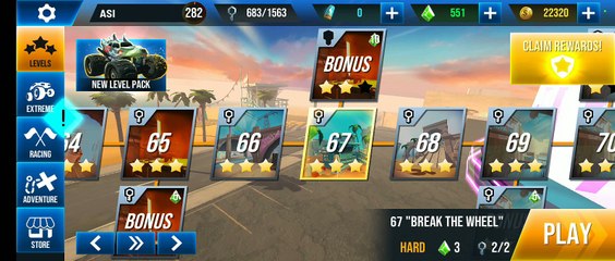 Stunt Car Extreme Level 67 "BREAK THE WHEEL"