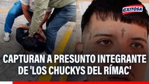 PNP captura a presunto integrante de banda criminal 'Los Chukys del Rímac'