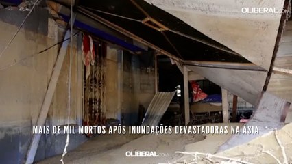 Mais de mil mortos após inundações devastadoras na Ásia