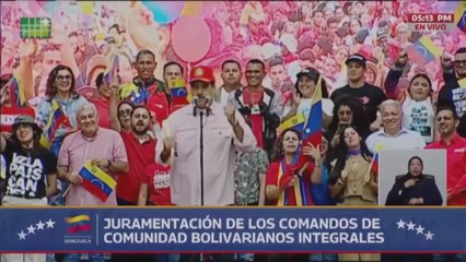 Maduro baila su remix ‘No War, Yes Peace’ durante marcha en Venezuela