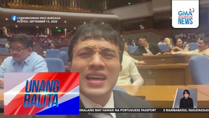 Cavite 4th Dist. Rep. Kiko Barzaga, sinuspinde ng Kamara nang 60 araw dahil sa kaniyang online posts | Unang Balita