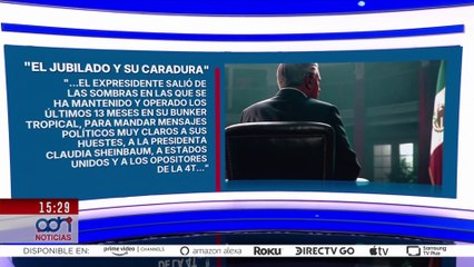 Reaparición de AMLO en “La Chingada” reaviva debate sobre la simulación de su retiro