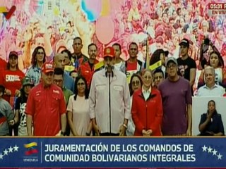Presidente Nicolás Maduro juramentó los Comandos de Comunidades Bolivarianos Integrales
