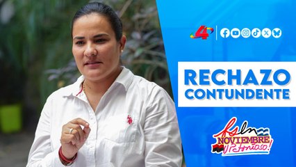 Cra. Anne Kent Muller: rechazo 🗣️ a infamias de golpistas y traidores a la patria 🇳🇮 ✅