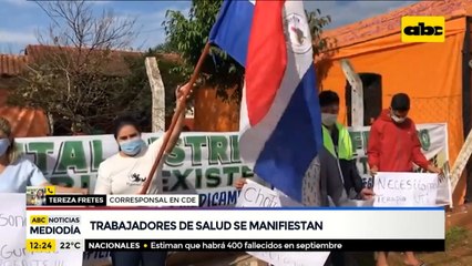 Camioneros y trabajadores de Salud se manifiestan en el Este